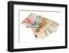 Euro Banknotes and Euro Cents-Yastremska-Framed Photographic Print