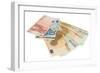 Euro Banknotes and Euro Cents-Yastremska-Framed Photographic Print