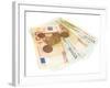 Euro Banknotes and Euro Cents-Yastremska-Framed Photographic Print