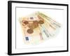 Euro Banknotes and Euro Cents-Yastremska-Framed Photographic Print