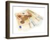 Euro Banknotes and Euro Cents-Yastremska-Framed Photographic Print