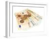 Euro Banknotes and Euro Cents-Yastremska-Framed Photographic Print