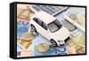 Euro Car Finance-spectrumblue-Framed Stretched Canvas