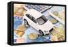 Euro Car Finance-spectrumblue-Framed Stretched Canvas