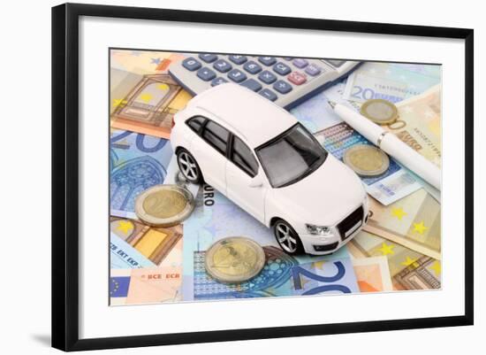 Euro Car Finance-spectrumblue-Framed Photographic Print