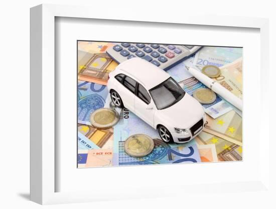 Euro Car Finance-spectrumblue-Framed Photographic Print