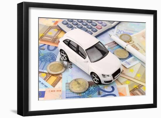 Euro Car Finance-spectrumblue-Framed Photographic Print