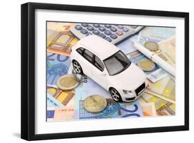 Euro Car Finance-spectrumblue-Framed Photographic Print