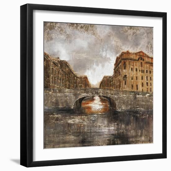 Euro City Bridge-Alexys Henry-Framed Giclee Print