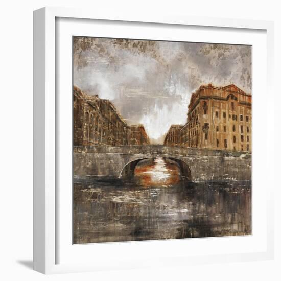 Euro City Bridge-Alexys Henry-Framed Giclee Print