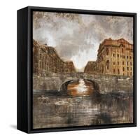 Euro City Bridge-Alexys Henry-Framed Stretched Canvas