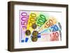 Euro Money Banknotes of the European Union-ginasanders-Framed Photographic Print