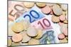 Euro Money-infografick-Mounted Photographic Print