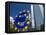 Euro Symbol, European Central Bank, Euro Tower, Willy Brandt Platz, Frankfurt-Am-Main, Germany-Walter Bibikow-Framed Stretched Canvas