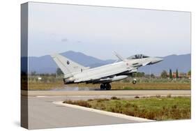 Eurofighter Ef2000 Typhoon from the Italian Air Force Landing at Grosseto Air Base-Stocktrek Images-Stretched Canvas