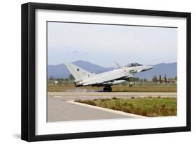 Eurofighter Ef2000 Typhoon from the Italian Air Force Landing at Grosseto Air Base-Stocktrek Images-Framed Photographic Print