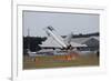 Eurofighter Ef2000 Typhoon from the Royal Air Force at Full Afterburner During Takeoff-Stocktrek Images-Framed Photographic Print