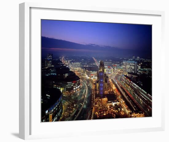 Europa-Center Berlin, Germany-null-Framed Art Print