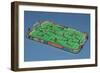 'Europa Cup' Table Football Game-null-Framed Giclee Print