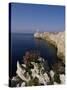 Europa Point Lighthouse, Gibraltar, Mediterranean-Charles Bowman-Stretched Canvas