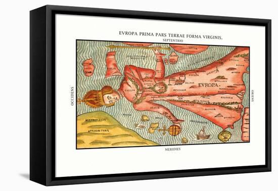 Europa Prima Pars-Heinrich Bunting-Framed Stretched Canvas