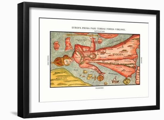 Europa Prima Pars-Heinrich Bunting-Framed Art Print