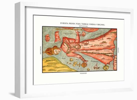 Europa Prima Pars-Heinrich Bunting-Framed Art Print