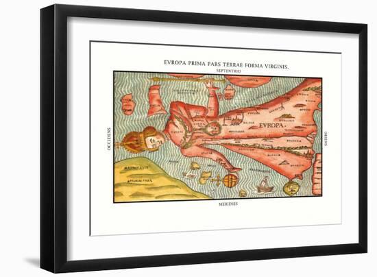 Europa Prima Pars-Heinrich Bunting-Framed Art Print