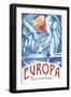 Europa Your New Home!-Lynx Art Collection-Framed Art Print