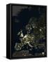 Europe At Night, Satellite Image-PLANETOBSERVER-Framed Stretched Canvas