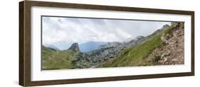 Europe, Austria, in the 'Rofangebirge', Brandenberg Alps at the Lake Achen-Roland T. Frank-Framed Photographic Print