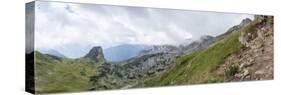 Europe, Austria, in the 'Rofangebirge', Brandenberg Alps at the Lake Achen-Roland T. Frank-Stretched Canvas