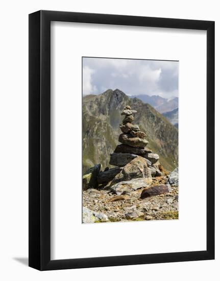 Europe, Austria/Italy, Alps, Mountains, View from Passo Rombo - Timmelsjoch-Mikolaj Gospodarek-Framed Photographic Print