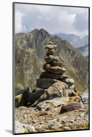 Europe, Austria/Italy, Alps, Mountains, View from Passo Rombo - Timmelsjoch-Mikolaj Gospodarek-Mounted Photographic Print