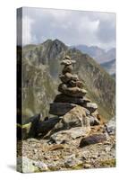 Europe, Austria/Italy, Alps, Mountains, View from Passo Rombo - Timmelsjoch-Mikolaj Gospodarek-Stretched Canvas