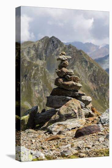 Europe, Austria/Italy, Alps, Mountains, View from Passo Rombo - Timmelsjoch-Mikolaj Gospodarek-Stretched Canvas