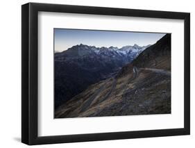 Europe, Austria/Italy, Alps, South Tyrol, Mountains - Passo Rombo - Timmelsjoch - High Alpine Road-Mikolaj Gospodarek-Framed Photographic Print