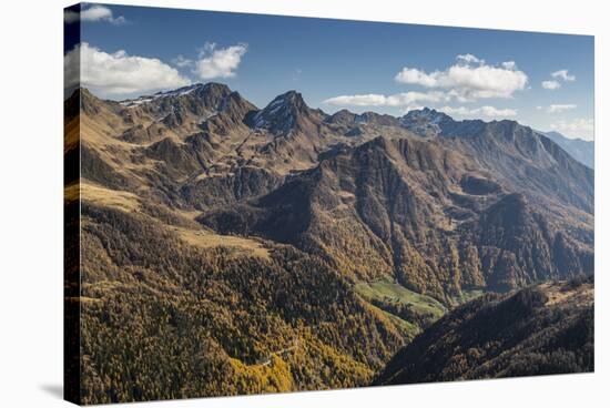 Europe, Austria/Italy, Alps, South Tyrol, Mountains. View from Passo Rombo / Timmelsjoch-Mikolaj Gospodarek-Stretched Canvas