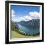 Europe, Austria, Pertisau, Lake Achen, view from the 'Zwölferkopf' (mountain)-Roland T. Frank-Framed Photographic Print