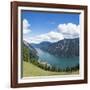 Europe, Austria, Pertisau, Lake Achen, view from the 'Zwölferkopf' (mountain)-Roland T. Frank-Framed Photographic Print