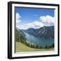 Europe, Austria, Pertisau, Lake Achen, view from the 'Zwölferkopf' (mountain)-Roland T. Frank-Framed Photographic Print