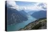 Europe, Austria, Pertisau, view from the Seebergspitze (2085 m) to the Lake Achen-Roland T. Frank-Stretched Canvas