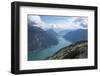 Europe, Austria, Pertisau, view from the Seebergspitze (2085 m) to the Lake Achen-Roland T. Frank-Framed Photographic Print