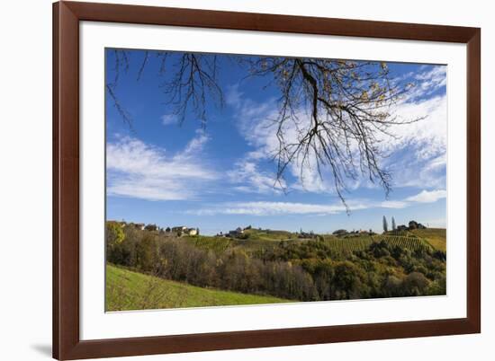 Europe, Austria, Styria, South-Styrian Wine Route, Vineyards, Houses-Gerhard Wild-Framed Photographic Print