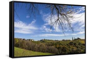 Europe, Austria, Styria, South-Styrian Wine Route, Vineyards, Houses-Gerhard Wild-Framed Stretched Canvas