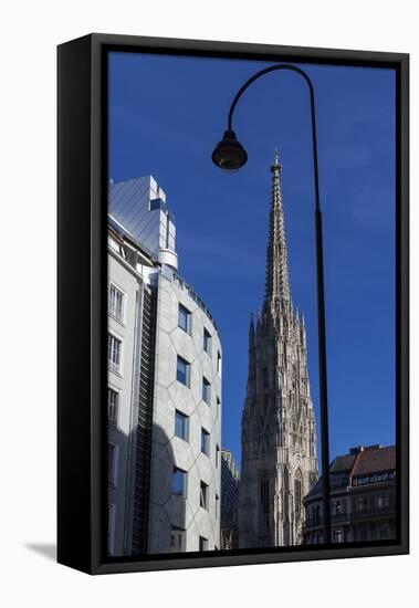 Europe, Austria, Vienna, Haas House, St. Stephen's Cathedral-Gerhard Wild-Framed Stretched Canvas