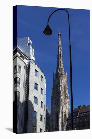 Europe, Austria, Vienna, Haas House, St. Stephen's Cathedral-Gerhard Wild-Stretched Canvas
