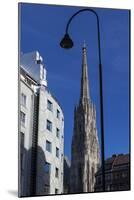 Europe, Austria, Vienna, Haas House, St. Stephen's Cathedral-Gerhard Wild-Mounted Photographic Print