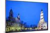 Europe, Baltic States, Lithuania, Kaunas, Church of St. Francis Xavier and Town Hall of Kaunas-Christian Kober-Mounted Photographic Print