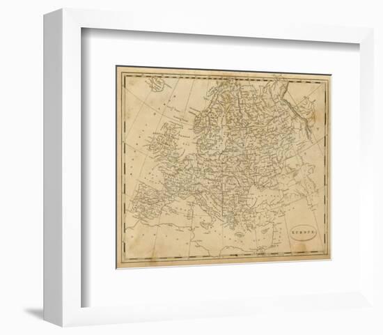 Europe, c.1812-Aaron Arrowsmith-Framed Art Print